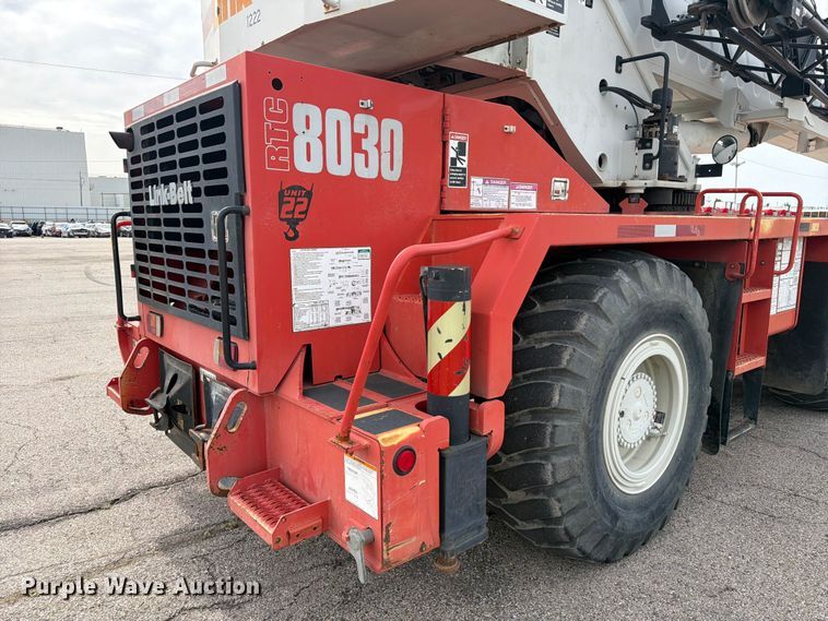 image for item YA3552 2012 Link-Belt RTC8030 crane
