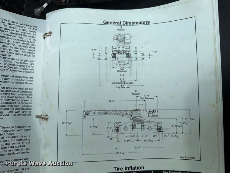 image for item YA3552 2012 Link-Belt RTC8030 crane