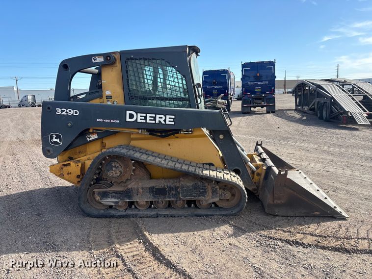 image for item YA3637 2013 John Deere 329D tracked skid steer loader