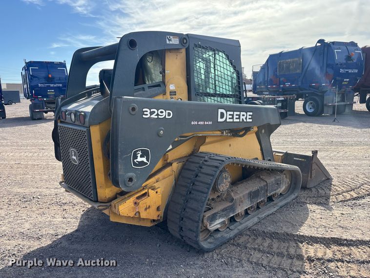 image for item YA3637 2013 John Deere 329D tracked skid steer loader