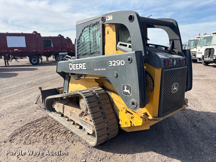 image for item YA3637 2013 John Deere 329D tracked skid steer loader