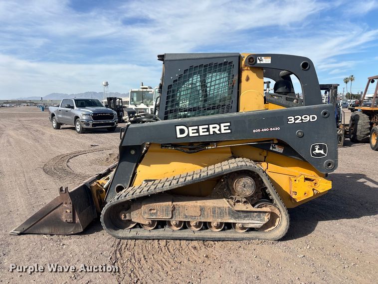 image for item YA3637 2013 John Deere 329D tracked skid steer loader
