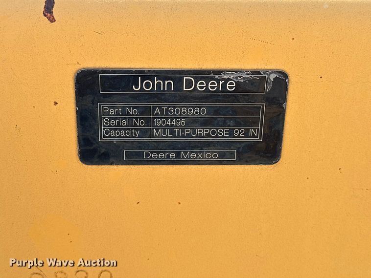 image for item EA4893 John Deere Worksite Pro four-in-one bucket