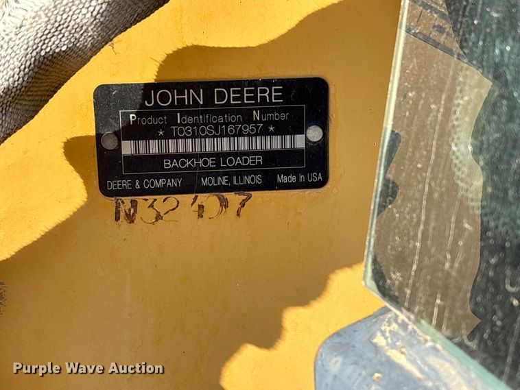 image for item EW4612 2008 John Deere 310SJTC backhoe
