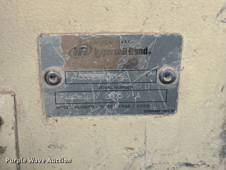 image for item EW4631 Ingersoll Rand air compressor