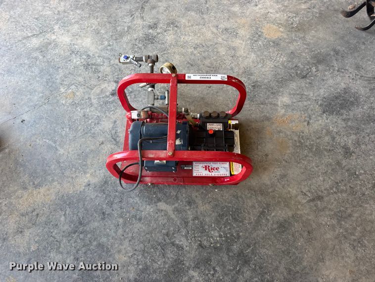 image for item EW4662 Rice hydrostatic test pump