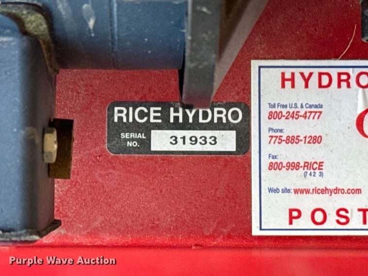 image for item EW4662 Rice hydrostatic test pump