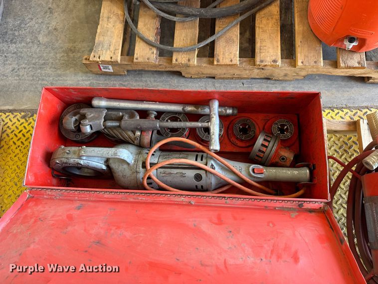 image for item EW4667 Ridgid pipe threader