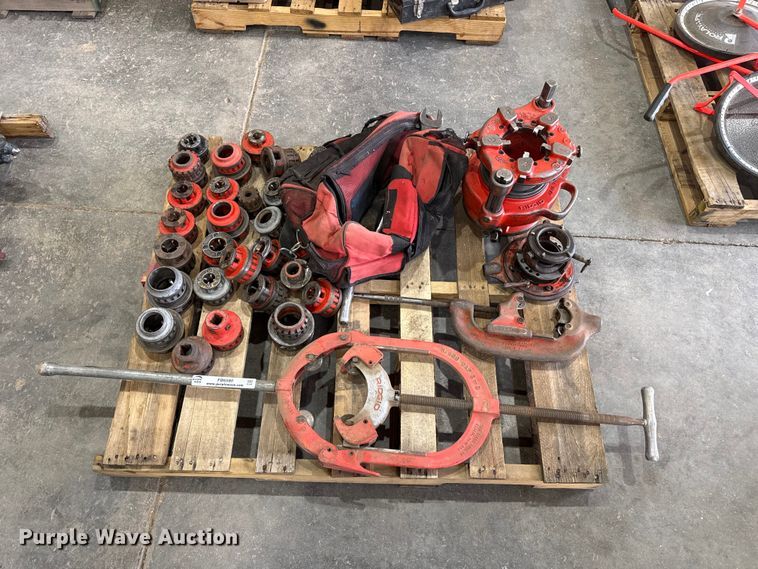 Ridgid pipe threading equipment