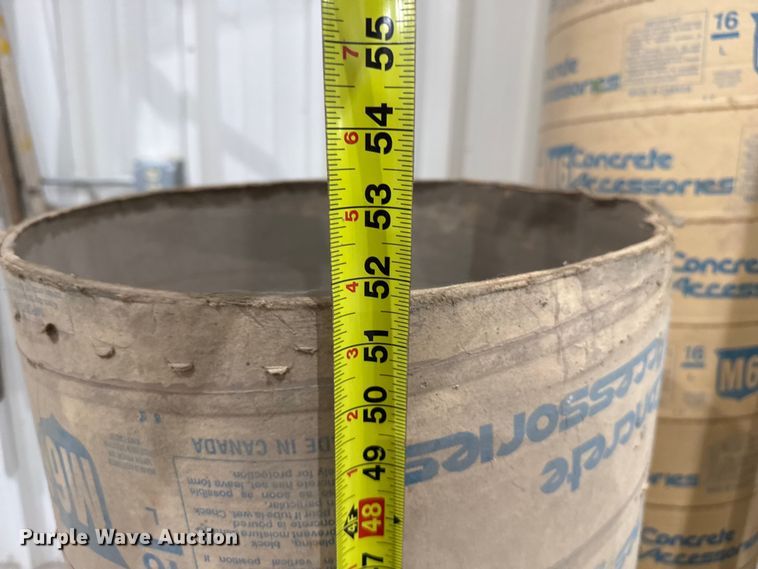 image for item FB6588 Concrete tube forms