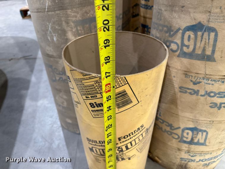 image for item FB6588 Concrete tube forms