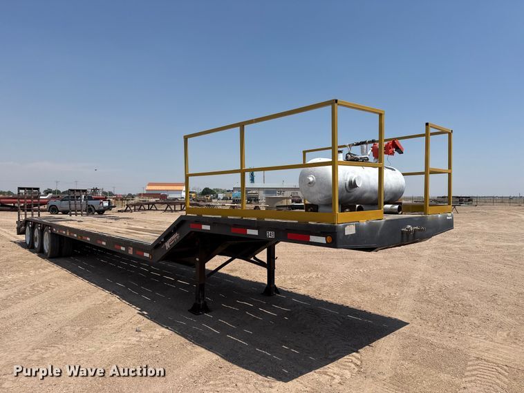 image for item GP9656 2018 Nuttall 350LB drop deck equipment trailer
