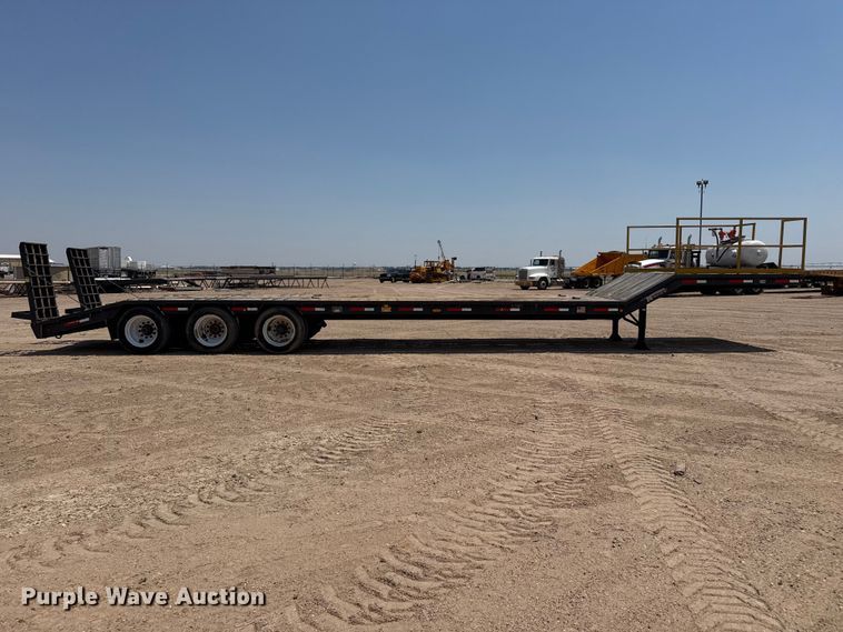 image for item GP9656 2018 Nuttall 350LB drop deck equipment trailer