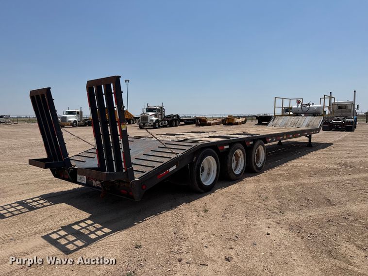 image for item GP9656 2018 Nuttall 350LB drop deck equipment trailer
