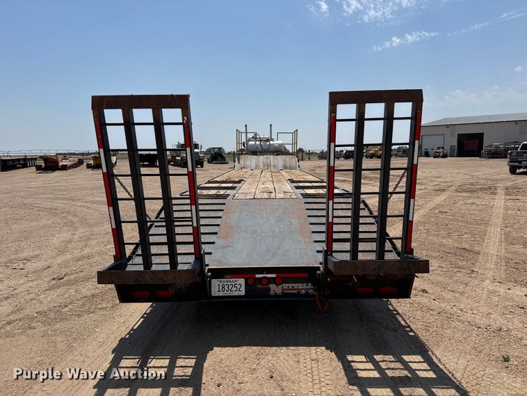 image for item GP9656 2018 Nuttall 350LB drop deck equipment trailer