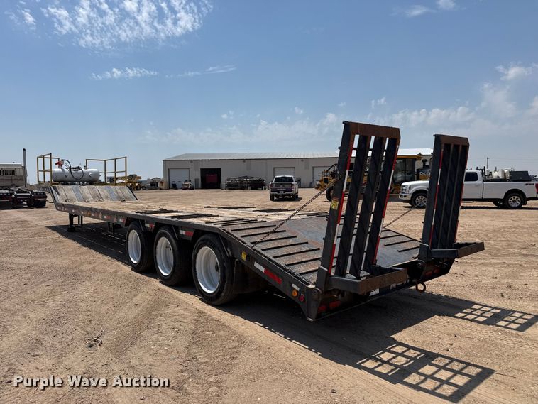 image for item GP9656 2018 Nuttall 350LB drop deck equipment trailer