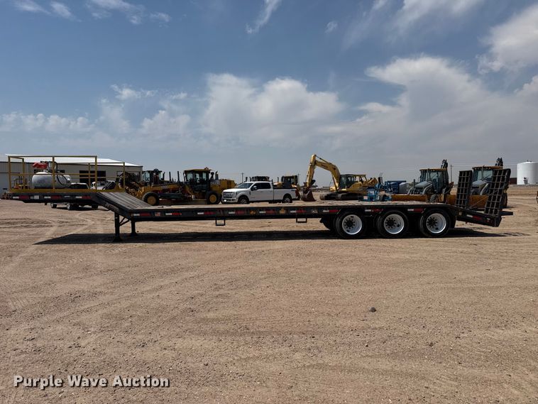 image for item GP9656 2018 Nuttall 350LB drop deck equipment trailer