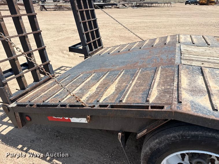 image for item GP9656 2018 Nuttall 350LB drop deck equipment trailer