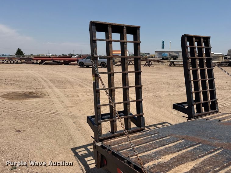 image for item GP9656 2018 Nuttall 350LB drop deck equipment trailer