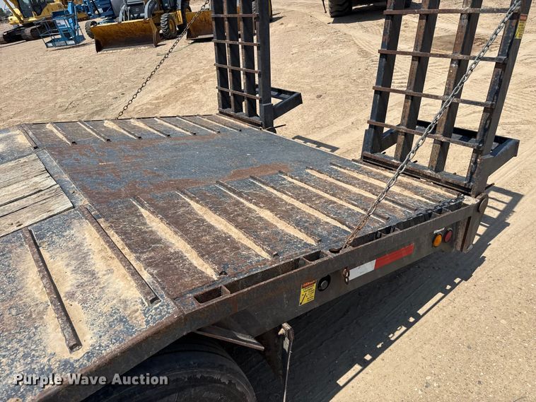 image for item GP9656 2018 Nuttall 350LB drop deck equipment trailer