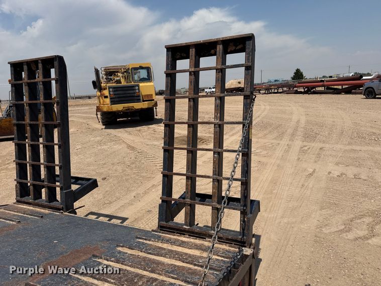 image for item GP9656 2018 Nuttall 350LB drop deck equipment trailer