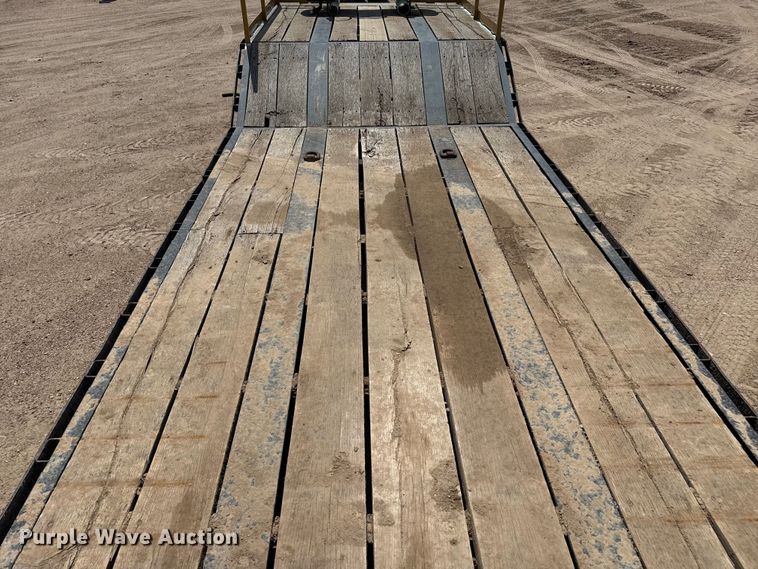 image for item GP9656 2018 Nuttall 350LB drop deck equipment trailer