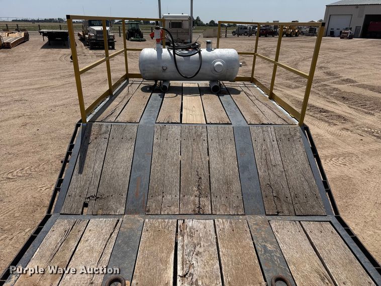 image for item GP9656 2018 Nuttall 350LB drop deck equipment trailer