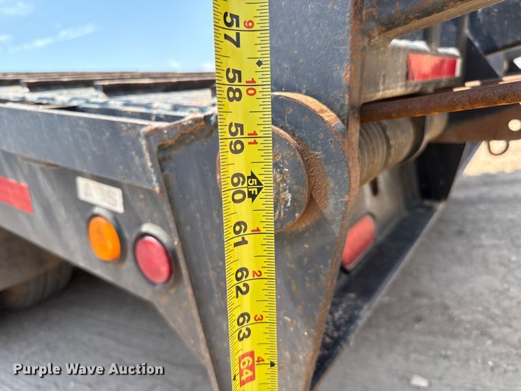 image for item GP9656 2018 Nuttall 350LB drop deck equipment trailer