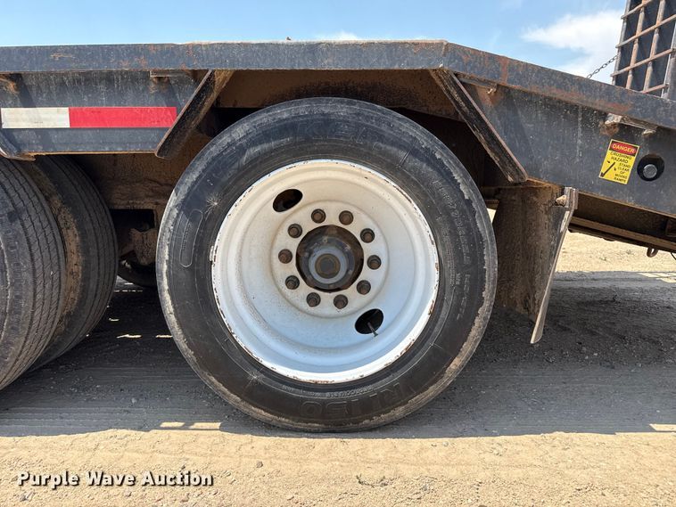 image for item GP9656 2018 Nuttall 350LB drop deck equipment trailer