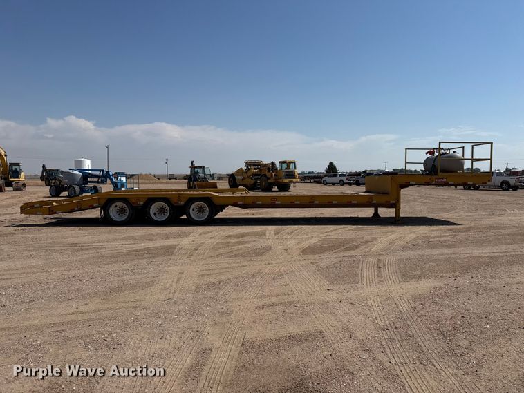 image for item GP9657 2017 Overbilt drop deck equipment trailer