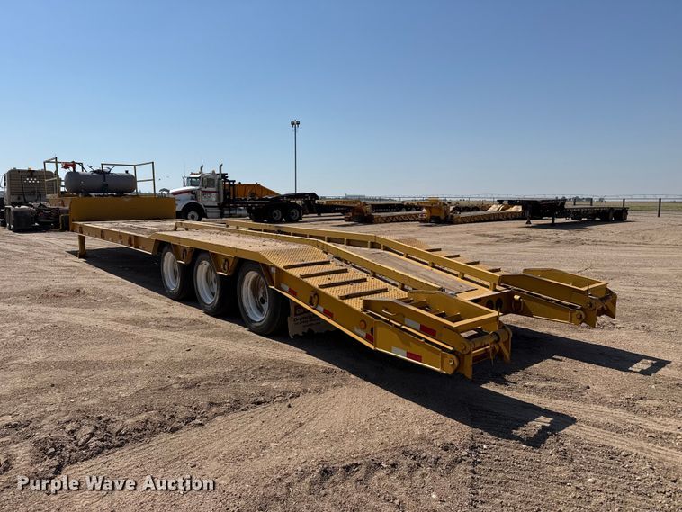 image for item GP9657 2017 Overbilt drop deck equipment trailer
