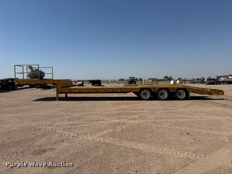 image for item GP9657 2017 Overbilt drop deck equipment trailer