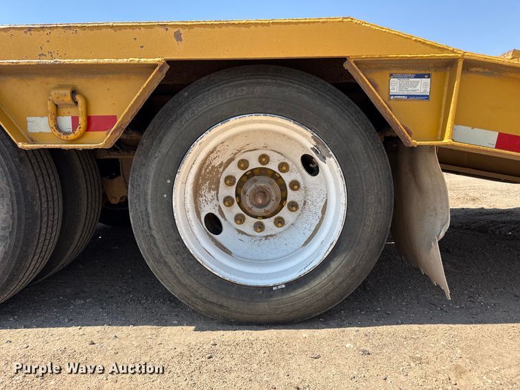 image for item GP9657 2017 Overbilt drop deck equipment trailer