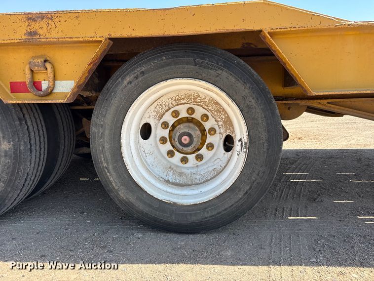 image for item GP9657 2017 Overbilt drop deck equipment trailer