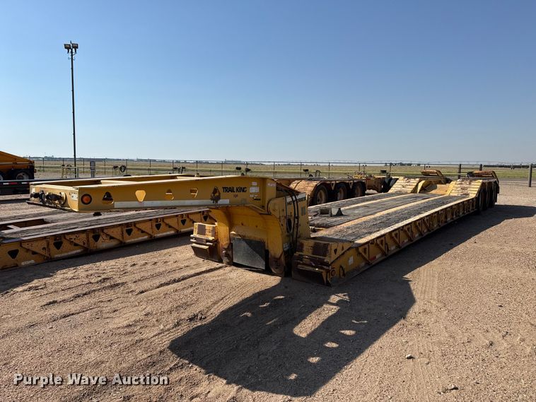 image for item GP9659 2002 Trail King TK110HDG-513 lowboy equipment trailer