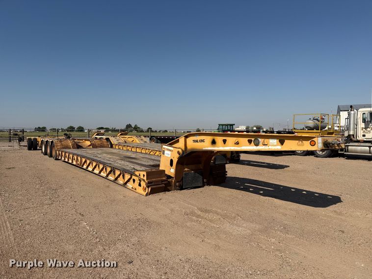 image for item GP9660 1999 Trail King TK110HDG-533 lowboy equipment trailer