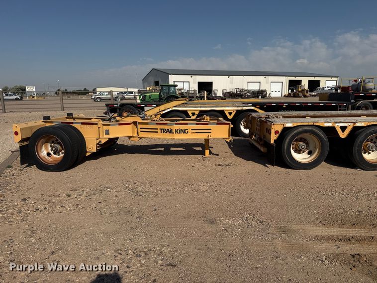 image for item GP9660 1999 Trail King TK110HDG-533 lowboy equipment trailer