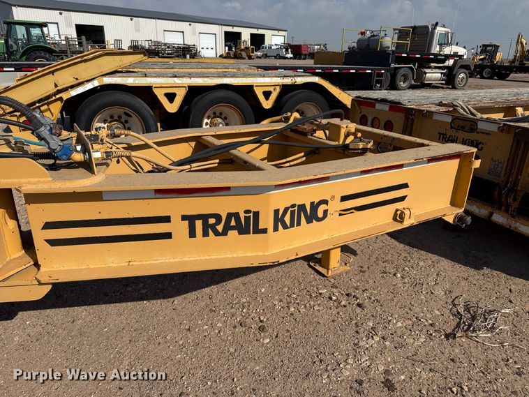 image for item GP9660 1999 Trail King TK110HDG-533 lowboy equipment trailer