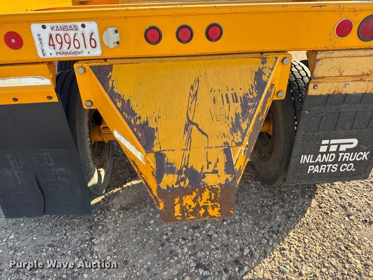 image for item GP9662 1991 Ranch Mfg bottom dump trailer