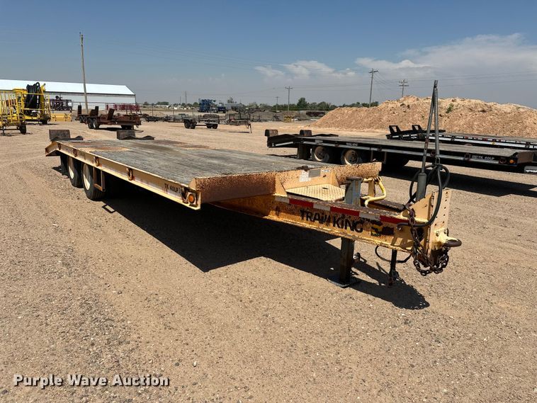 image for item GP9663 2007 Trail King Industries TK 40LP equipment trailer