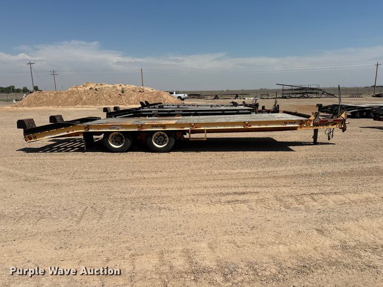 image for item GP9663 2007 Trail King Industries TK 40LP equipment trailer