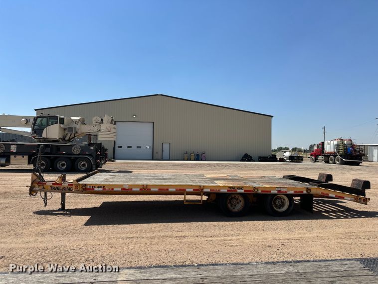 image for item GP9663 2007 Trail King Industries TK 40LP equipment trailer