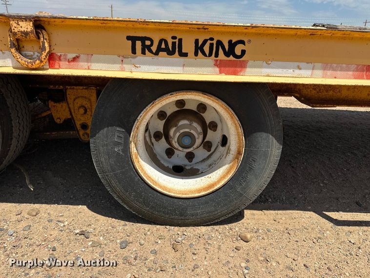 image for item GP9663 2007 Trail King Industries TK 40LP equipment trailer