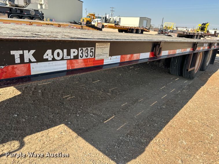 image for item GP9666 2006 Trail King Industries TK40LP equipment trailer