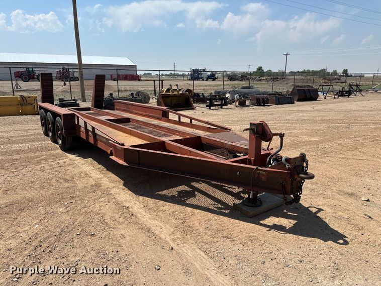 image for item GP9680 2000 Belshe equipment trailer