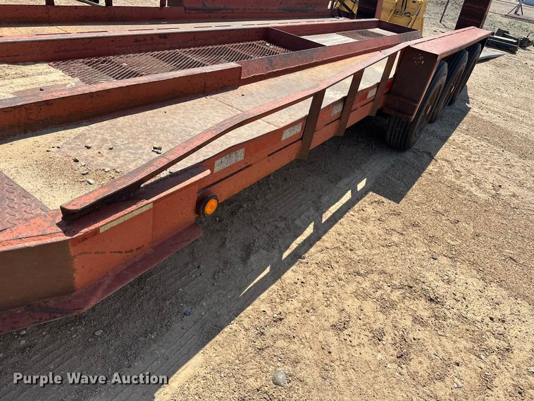 image for item GP9680 2000 Belshe equipment trailer