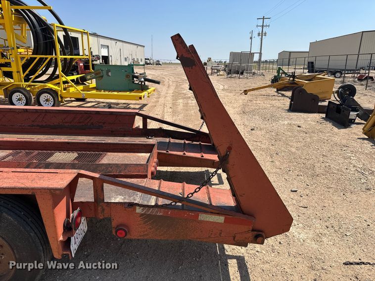 image for item GP9680 2000 Belshe equipment trailer