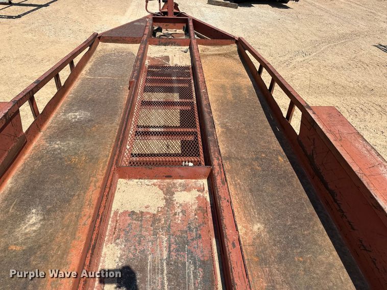 image for item GP9680 2000 Belshe equipment trailer