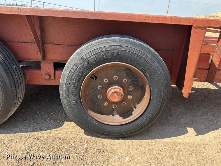 image for item GP9680 2000 Belshe equipment trailer