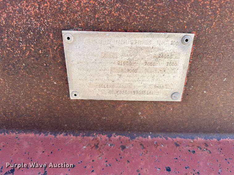 image for item GP9680 2000 Belshe equipment trailer